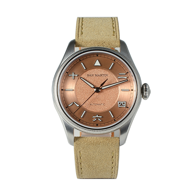 San Martin Men Automatic Watch - Leather Strap Quick Release review and price