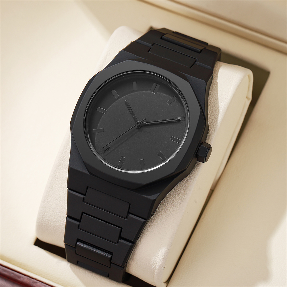 Men's Fashion Simple Black Lar - Butterfly Clasp Deployant review and price