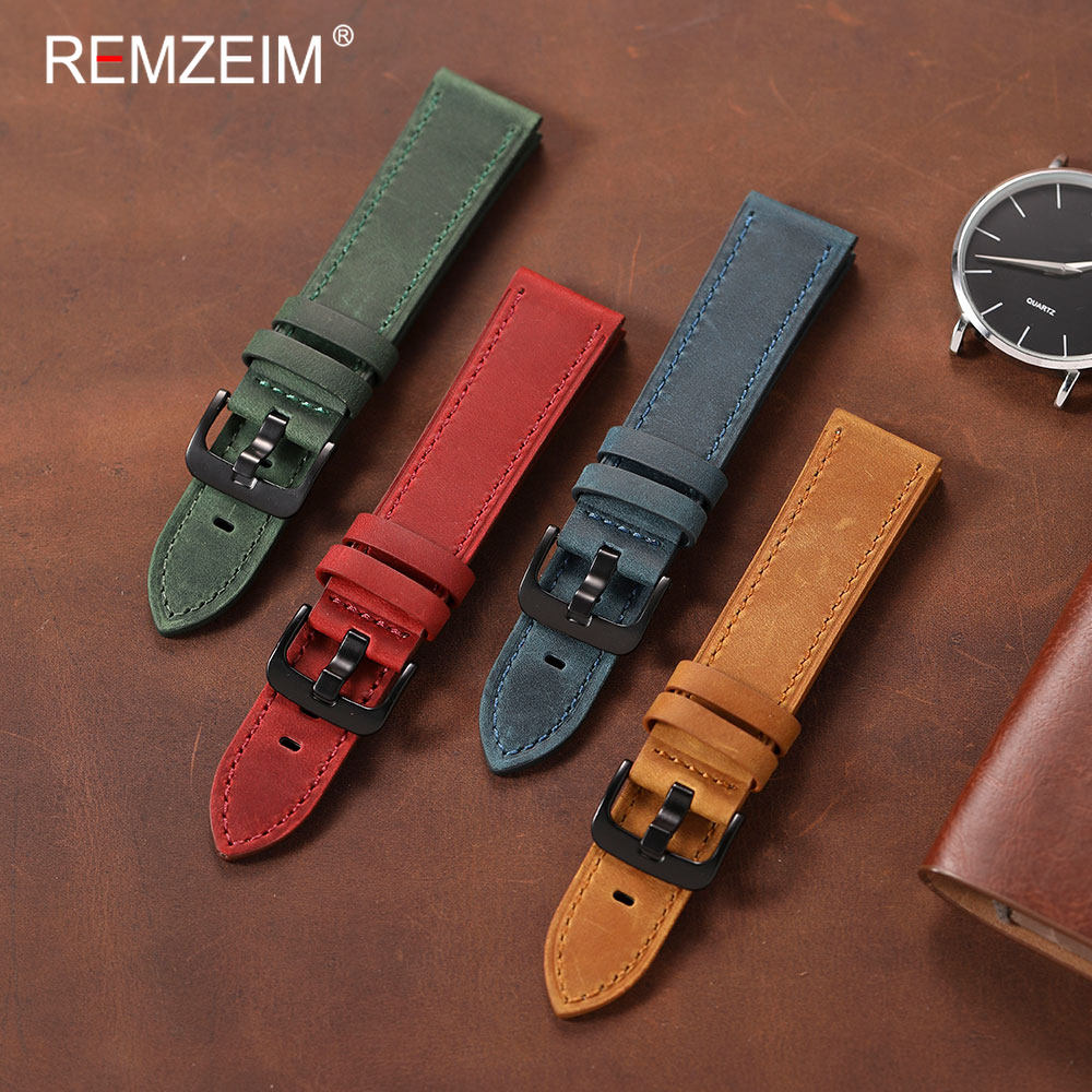 Classic Men's Crazy Horse Leat - Suede Strap Watch review and price