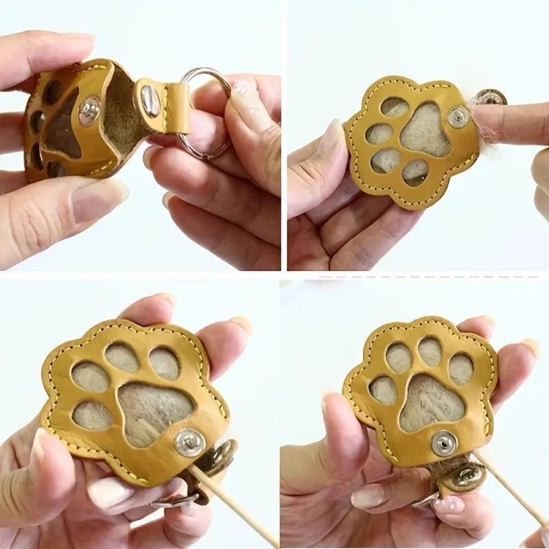 Dog Hair Collector Keychain Le - Leather Strap Quick Release review and price