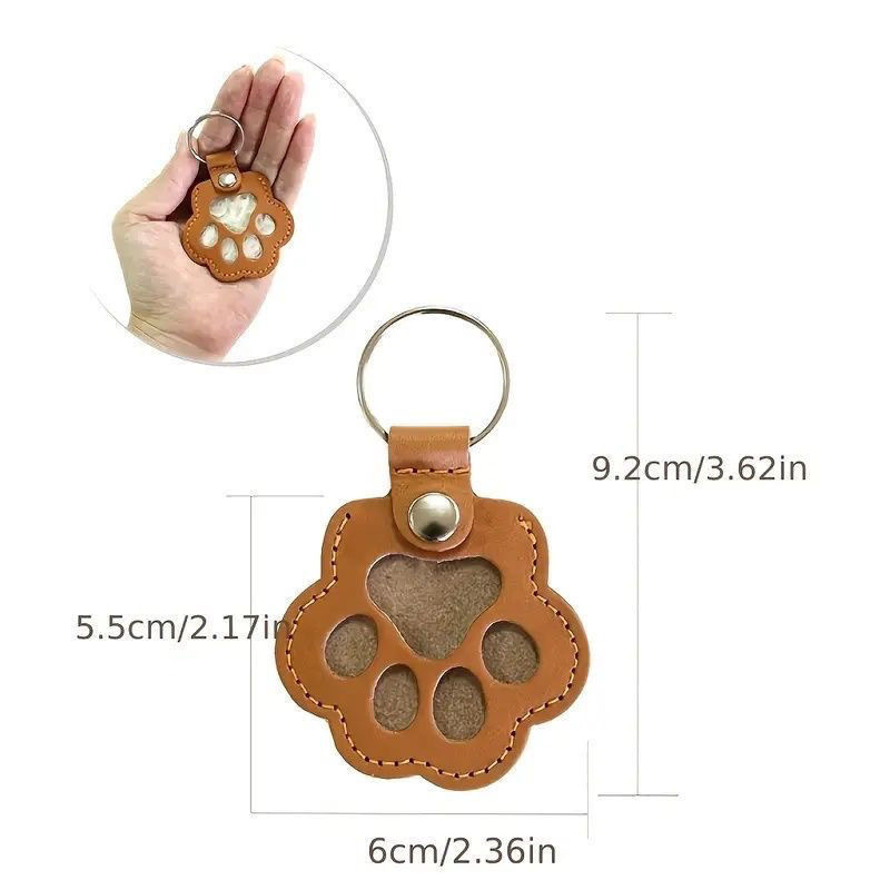 Dog Hair Collector Keychain Le - Leather Strap Quick Release review and price