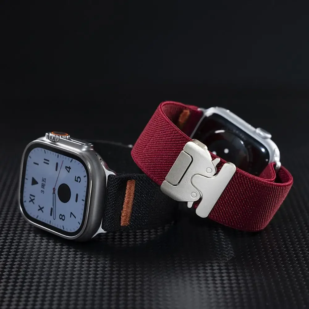 Nylon Strap for Apple Watch ba - Parachute Strap Elastic review and price