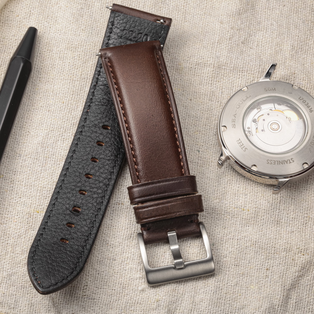 Hemsut Watch Bands Genuine Lea - Leather Strap Quick Release review and price