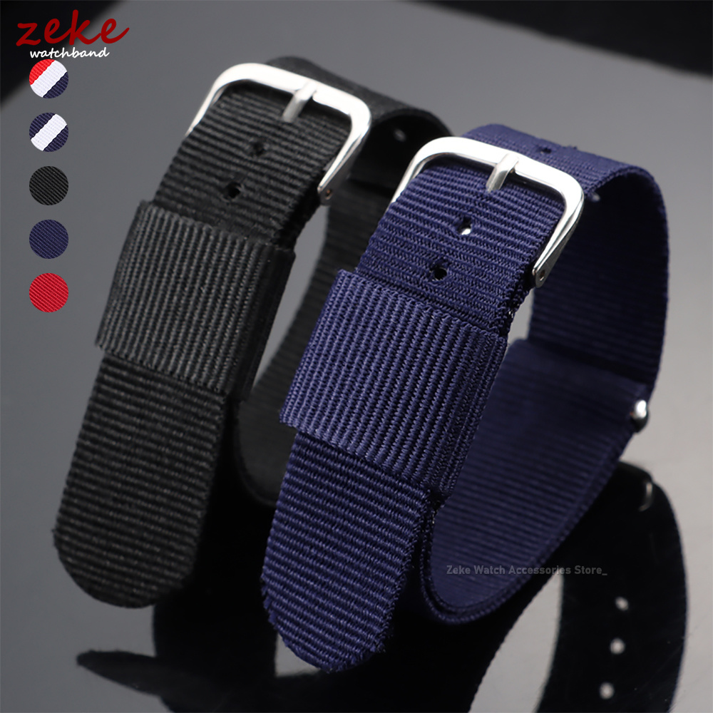 16mm 18mm 20mm Nylon Ribbed Wa - Suede Strap Watch review and price