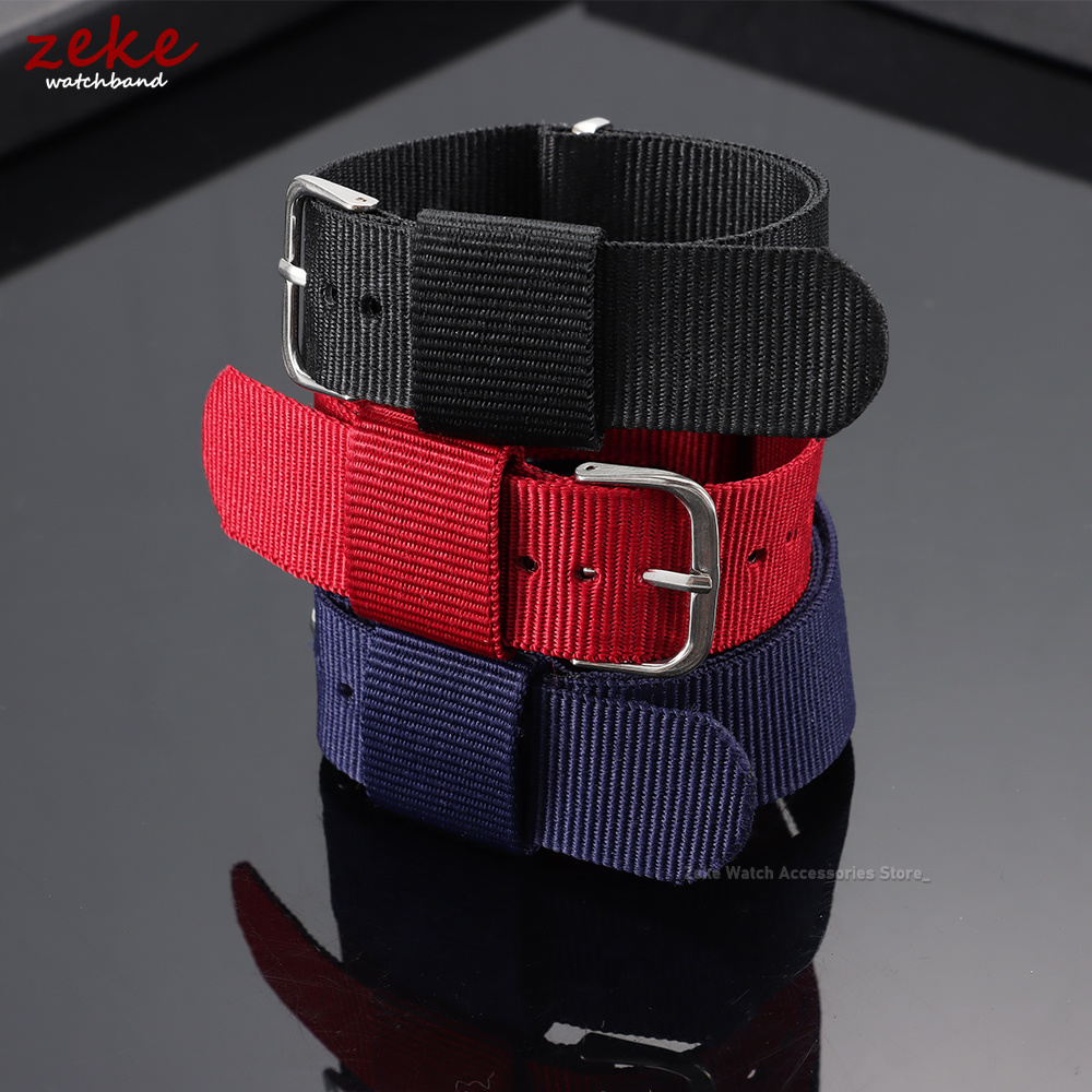16mm 18mm 20mm Nylon Ribbed Wa - Suede Strap Watch review and price