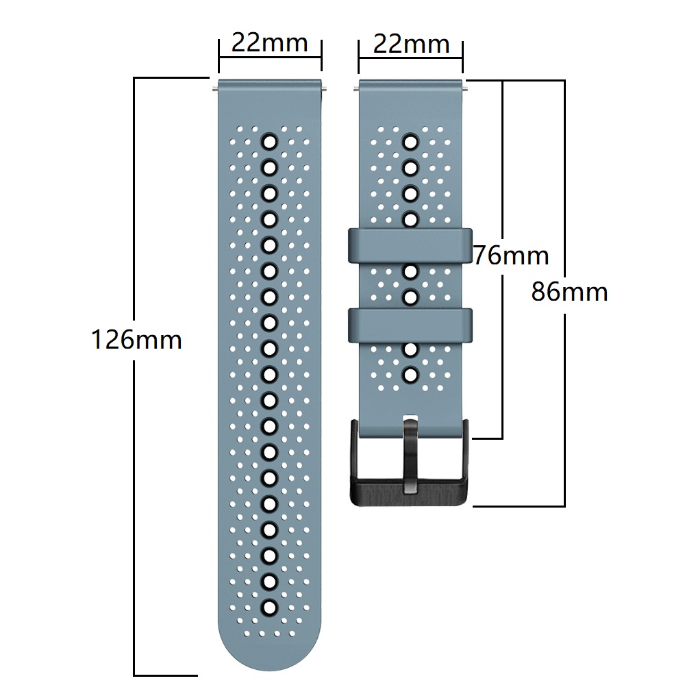 22mm Silicone Band For COROS P - Silicone Watch Band 22Mm review and price