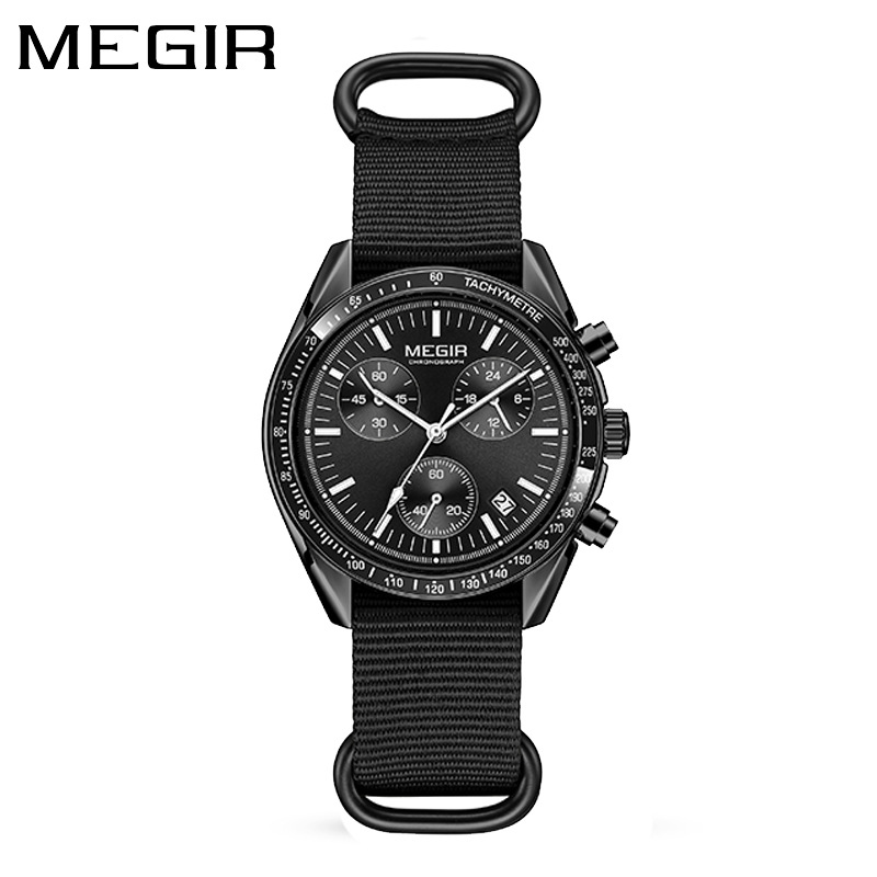 MEGIR 2247 New Luxury Men's Wa - Canvas Strap Watch review and price
