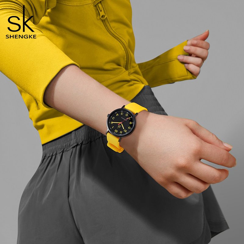 SHENGKE Women Fashion Silicone - Silicone Band Women review and price