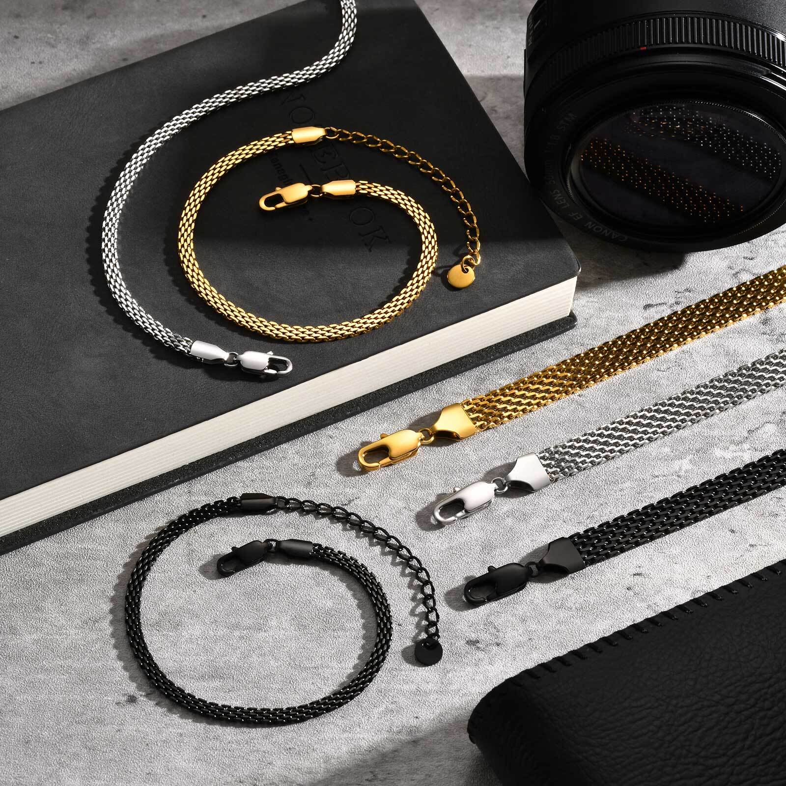 3/8mm Mesh Strap Chain Bracele - Mesh Strap Metal review and price