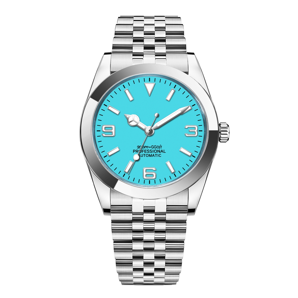Custom Logo Luxury NH35 Watch  - Stainless Bracelet Diver review and price