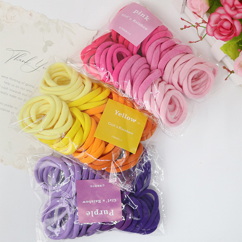 50PCS/Set Women Girls Basic Ha - Silicone Band Women review and price