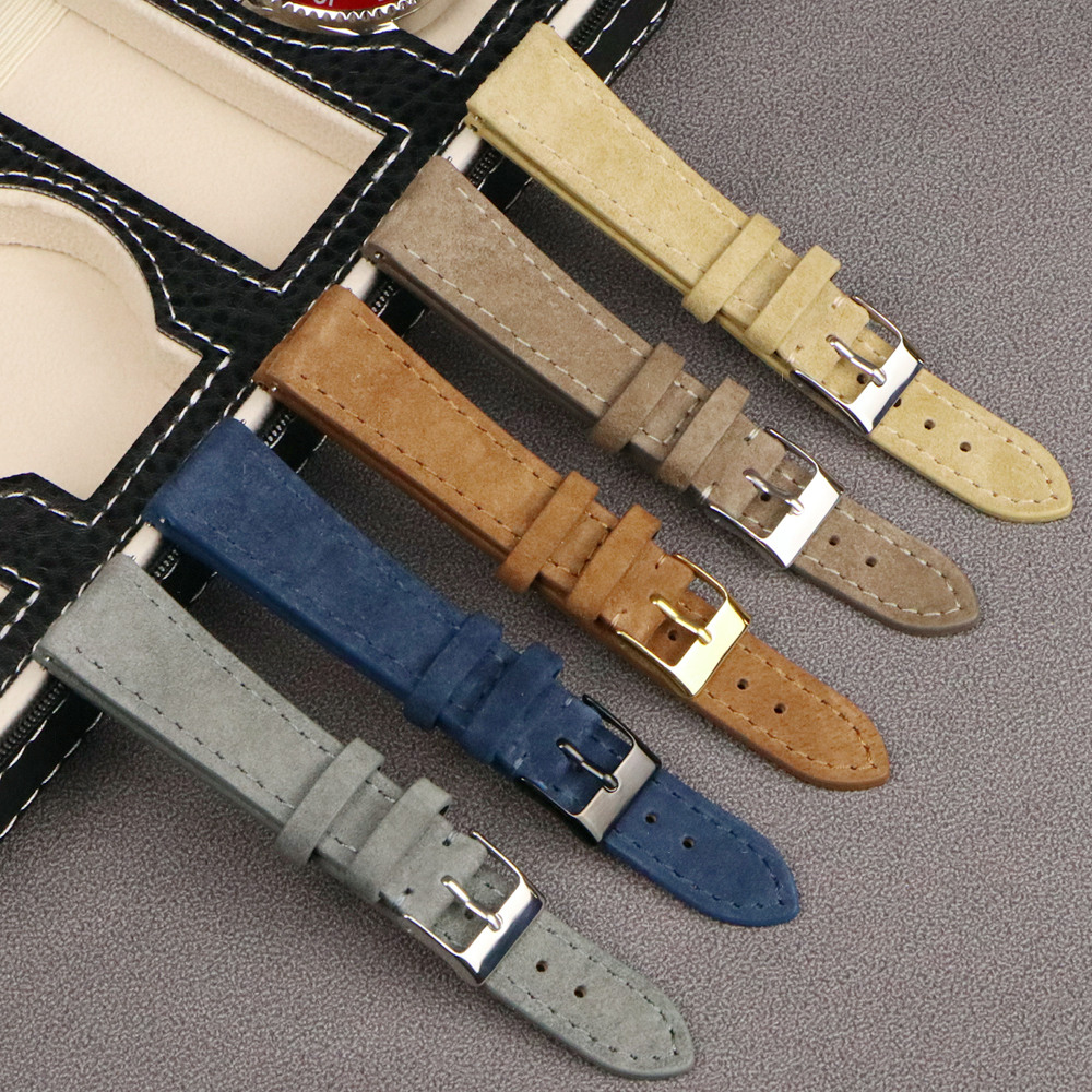 Premium Leather Suede Watch St - Suede Strap Watch review and price