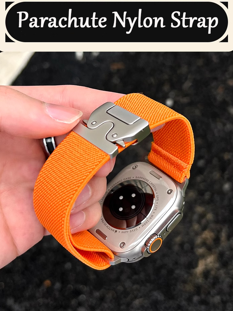 Straps For Apple Watch ultra 2 - Parachute Strap Elastic review and price