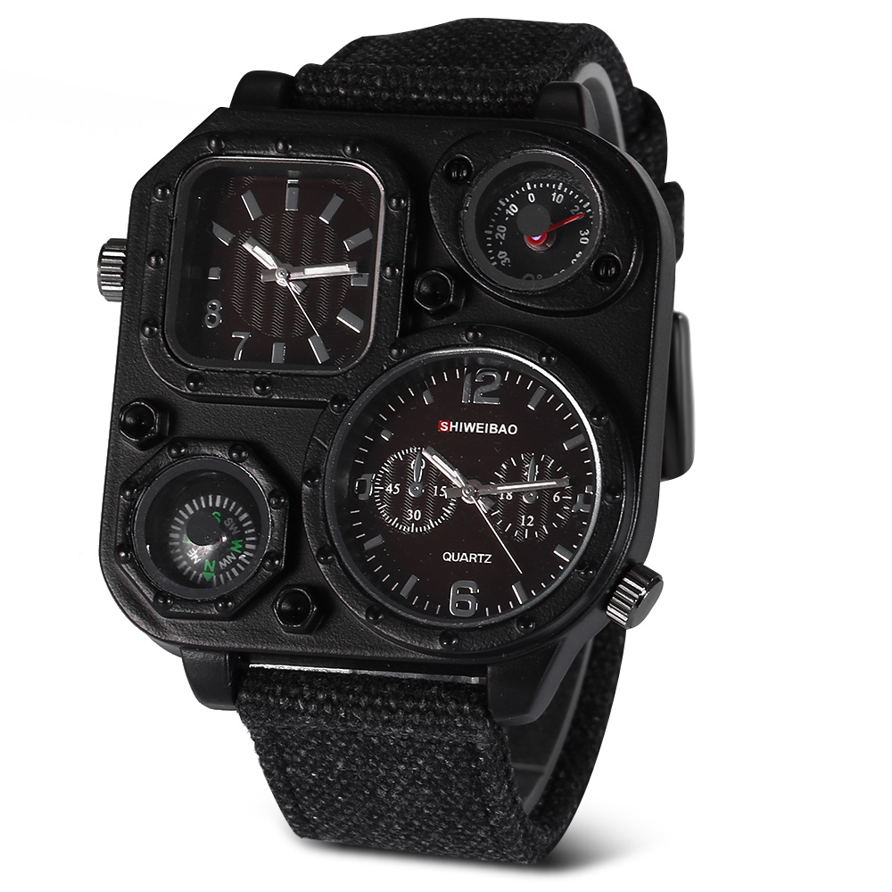 Quartz Mens Watches Top Brand  - Canvas Strap Watch review and price