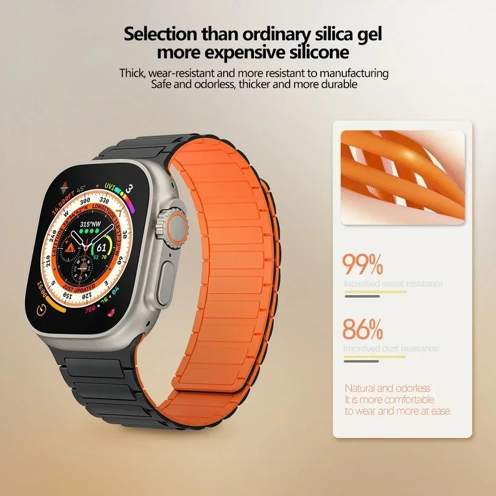 Magnetic sports band for Apple - Milanese Loop Magnetic review and price