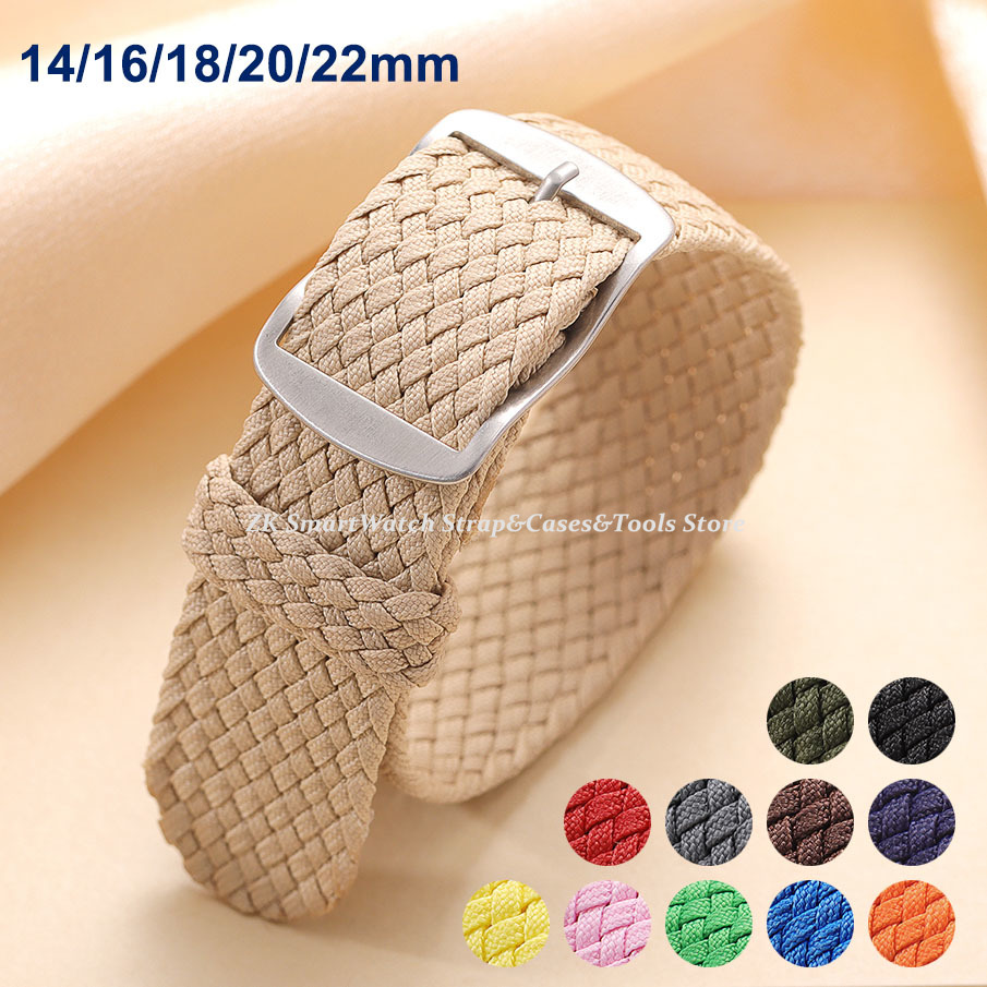 14mm 16mm 18mm 20mm 22mm Perlo - Perlon Strap Woven review and price