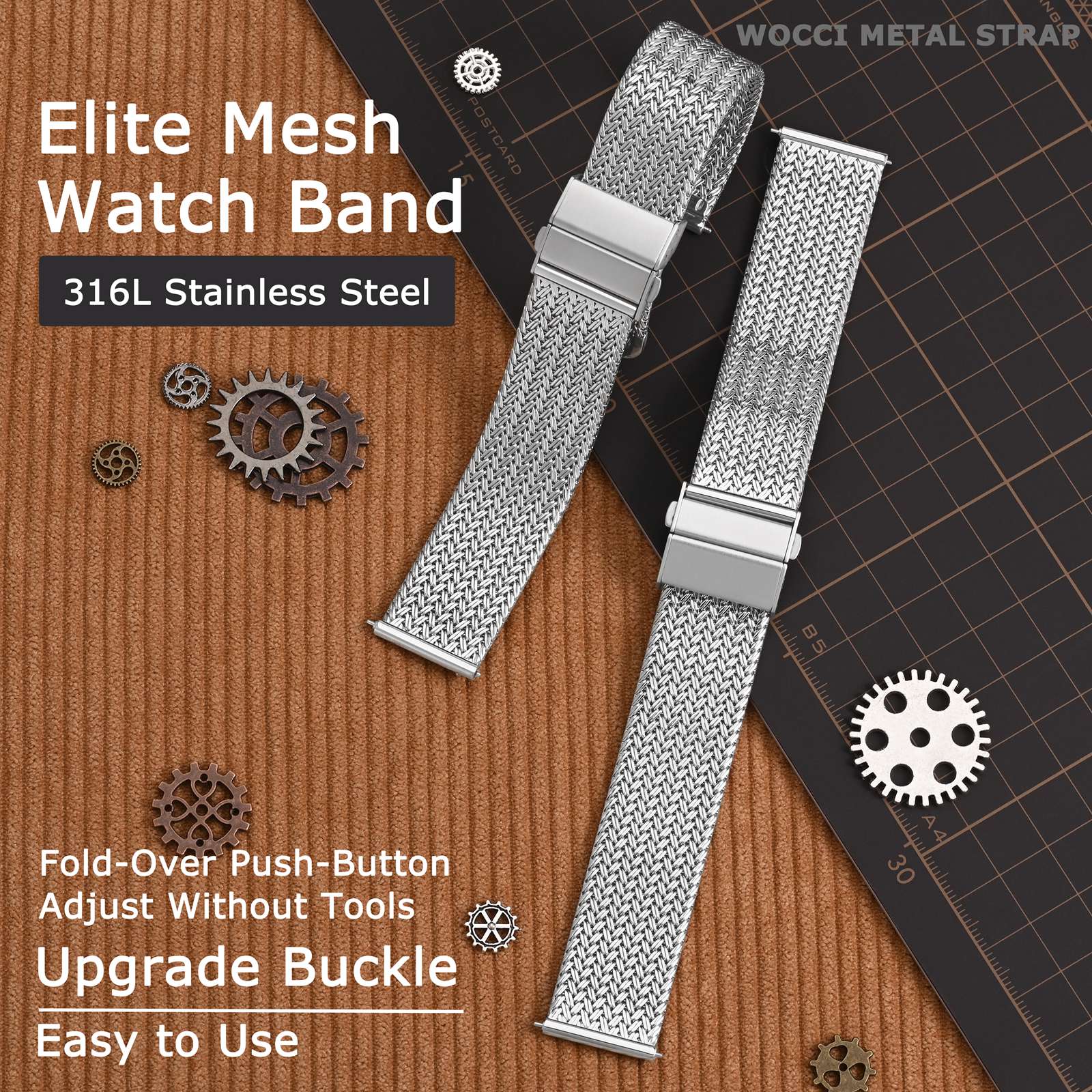 WOCCI Elite Metal Watch Band,  - Nato Strap Nylon review and price