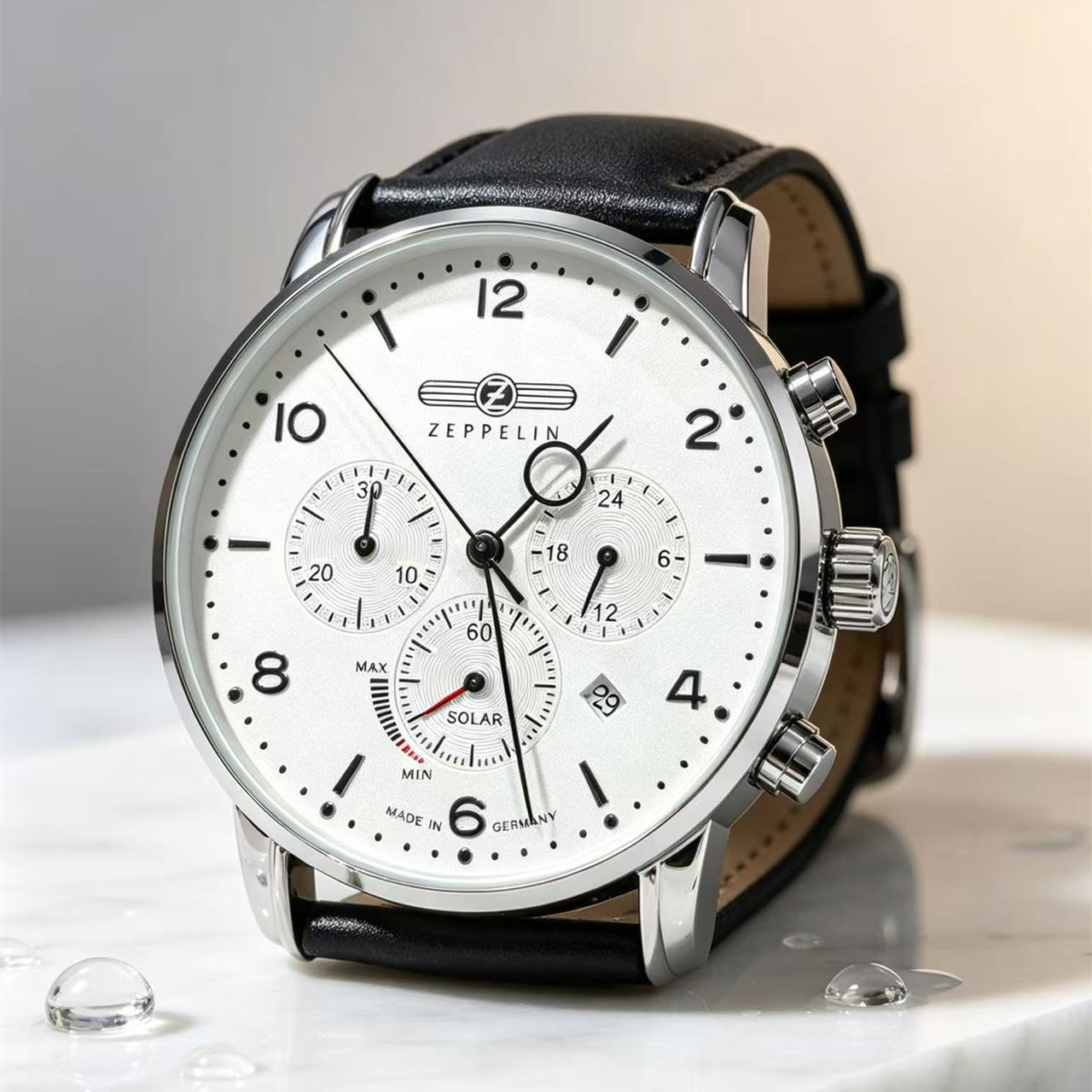 Zeppelin Airship Automatic Dat - Leather Watch Band Men review and price