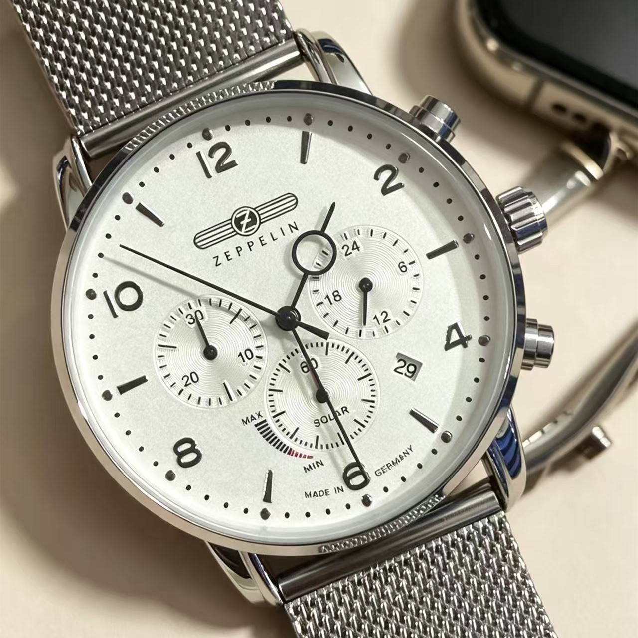 Zeppelin Airship Automatic Dat - Leather Watch Band Men review and price