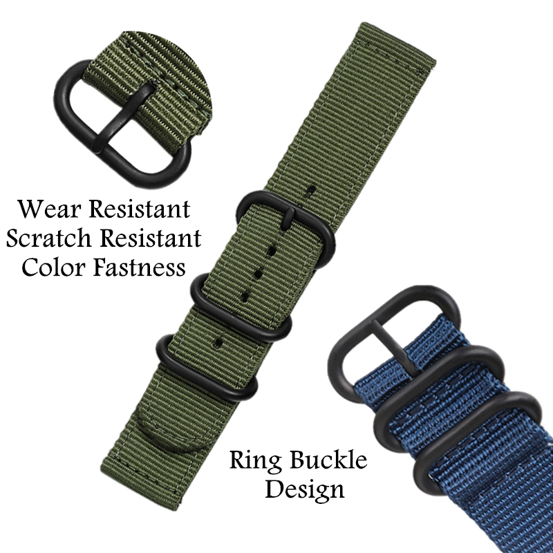 20mm 22 mm Canvas Sport Nylon  - Canvas Strap Watch review and price