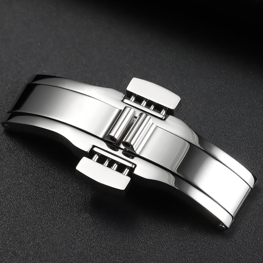 Silver Stainless Steel Butterf - Butterfly Clasp Deployant review and price